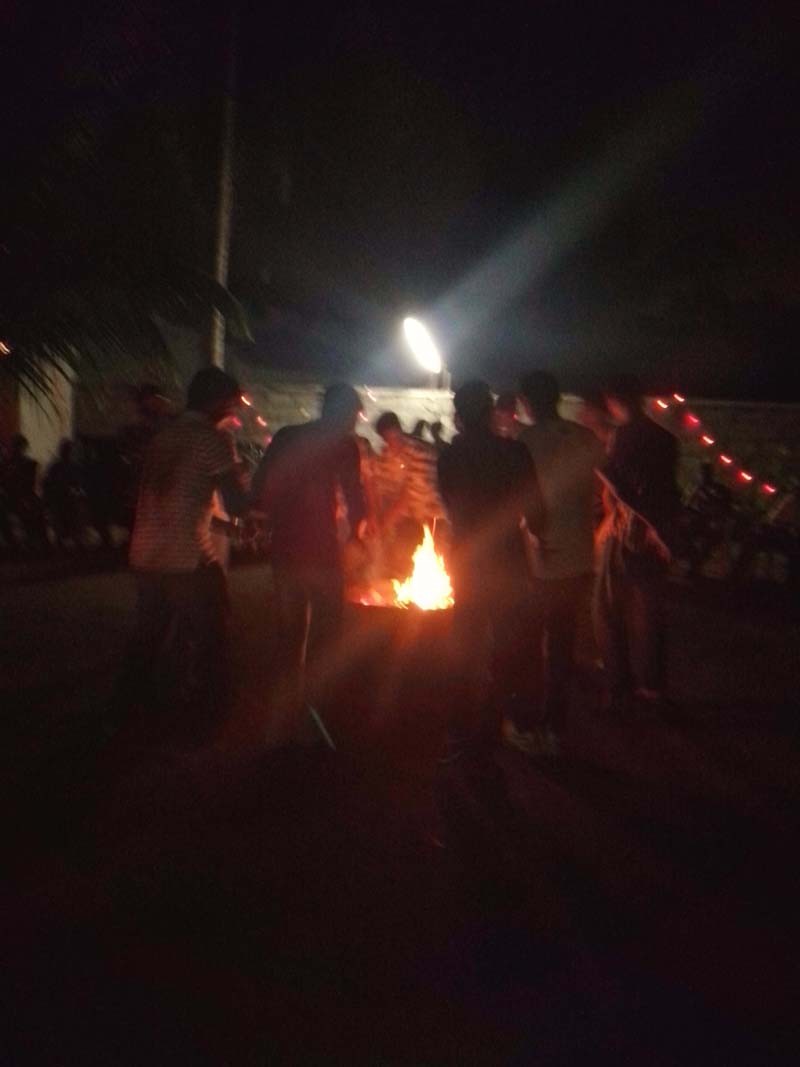 Bonfire evening