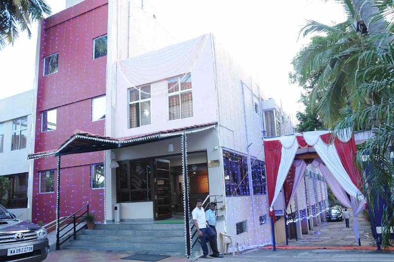 Front view of the hotel