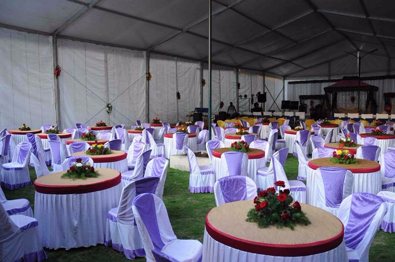 Marriage function on the lawn